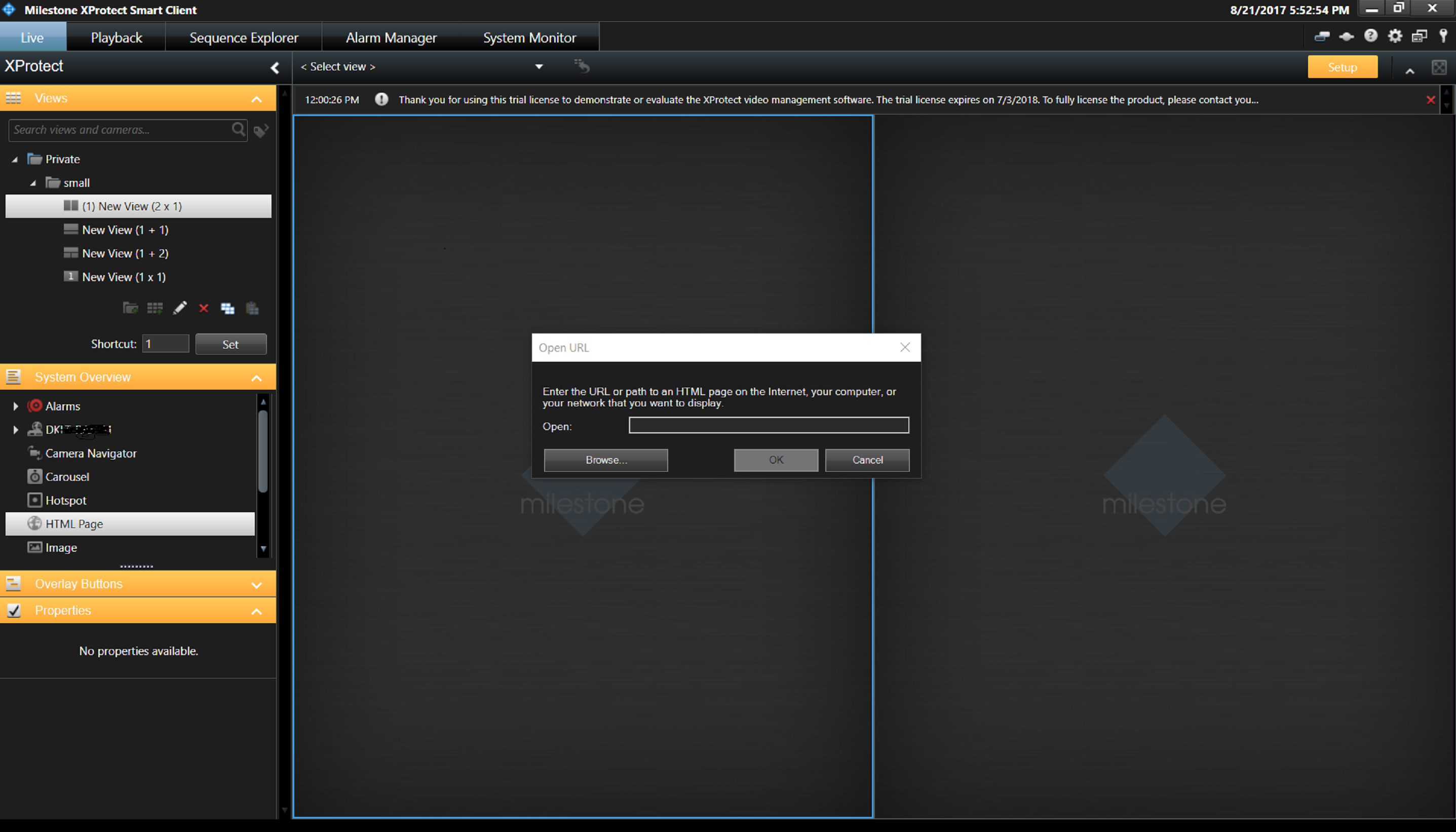 How to trigger the wiper and washer features from the XProtect Smart